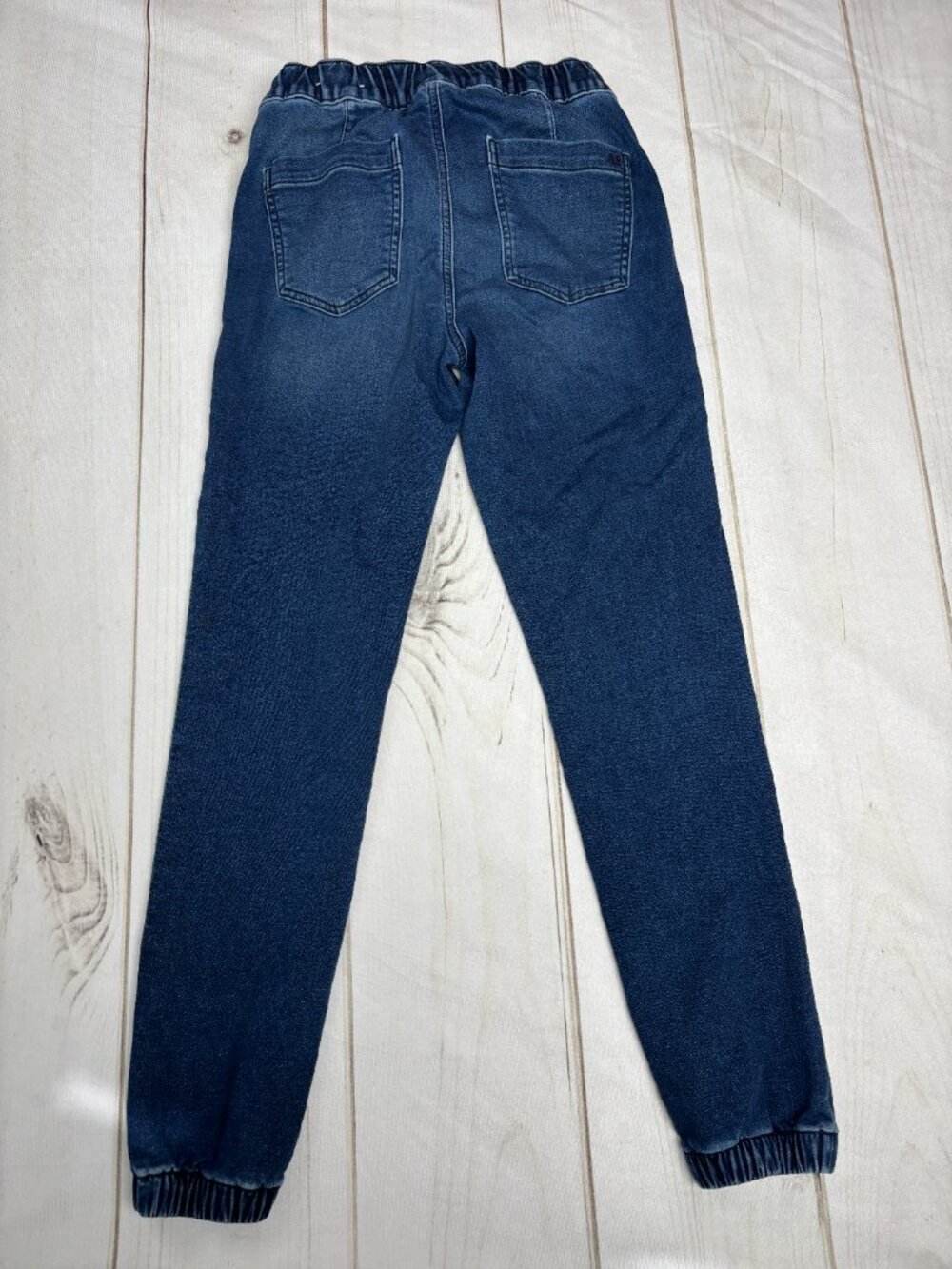 American Eagle Next Level Denim Joggers Women 4 Regular Mid Rise Stretch Blue - Picture 6 of 14